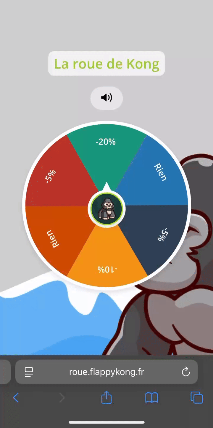 Mockup du jeu Roue de la Fortune